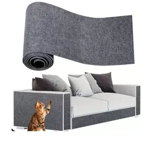 Cat Scratching Mat Large Trimmable Self-Adhesive Cat Scratching Carpet Sofa Protection Cats Scratcher