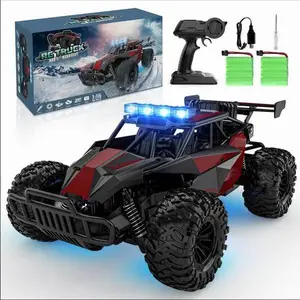 Wenjoy BLUEJAY High Speed RC Truck 1:12 Scale 33KM/H Off-Road Remote Control Car LED Lights Rechargeable Fun Toy for Kids Adults velocidad rc