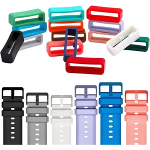 15Pack Magic Band Locks  Watch Strap Holder Magic Band Clips Fastener Loop Rings Protector Clips for   Watches(Multi-Color 22mm)