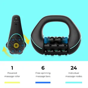 WEBACK Electric rolling massager provides full-body relief for deep tissues and muscle recovery with 3-speed rotation.