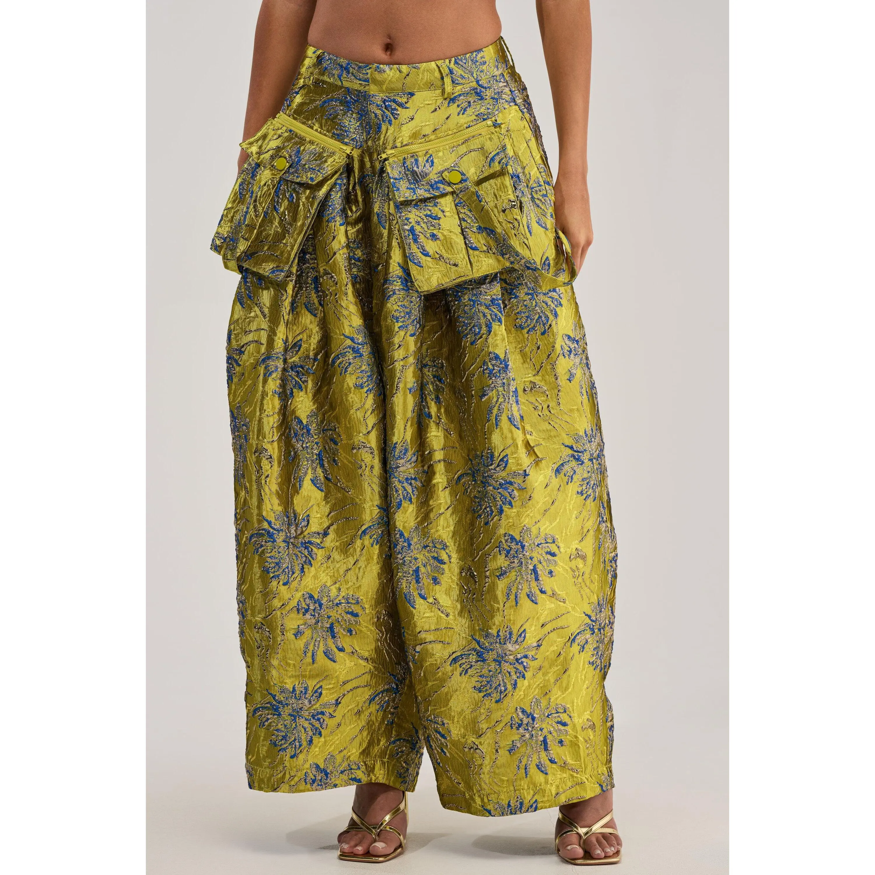 CRAZY FOR YOU BROCADE TROUSER