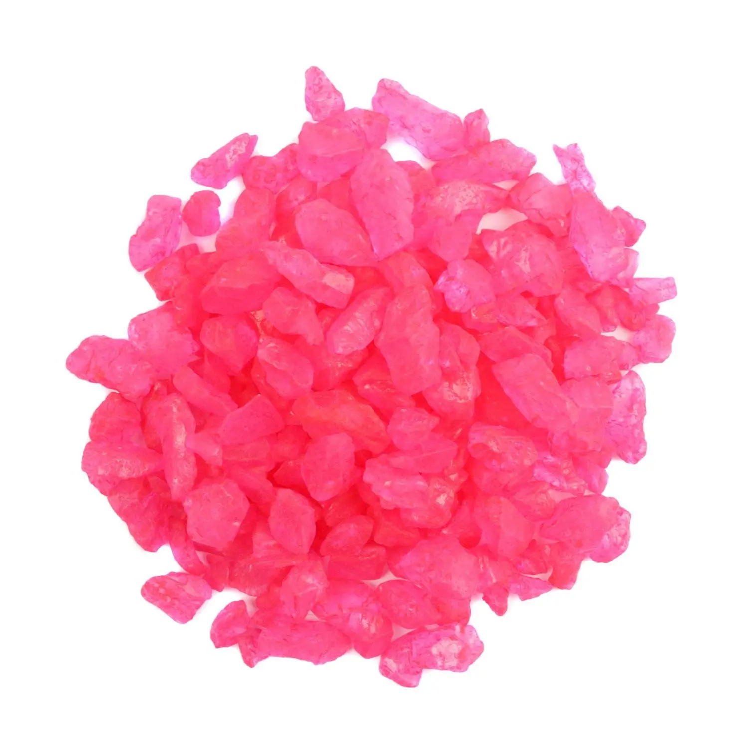 Rose's Rock Candy Crystals Bulk Cherry Pink 5lb