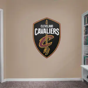 Cleveland Cavaliers - RealBig Shield Logo Collection - Official NBA - Reusable Vinyl Wall Decals #1