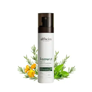 Rosemary Leave-In Conditioner Spray Heat Protection Locks Moisture Adds Shine With Peppermint Rosemary Perfect For Blow-Dry Styling Long-Lasting Care Cleansing Haircare
