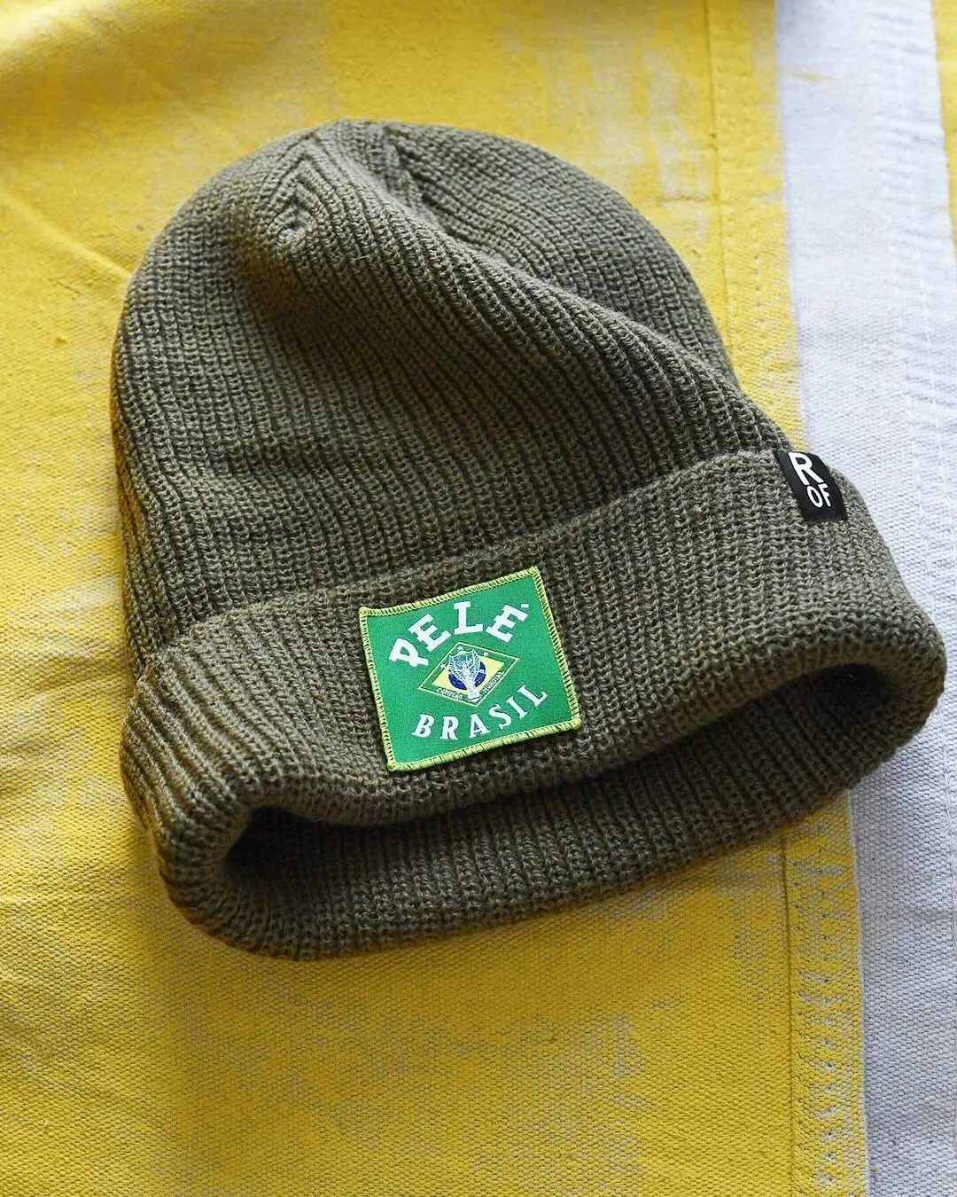 Pelé Brasil Olive Beanie