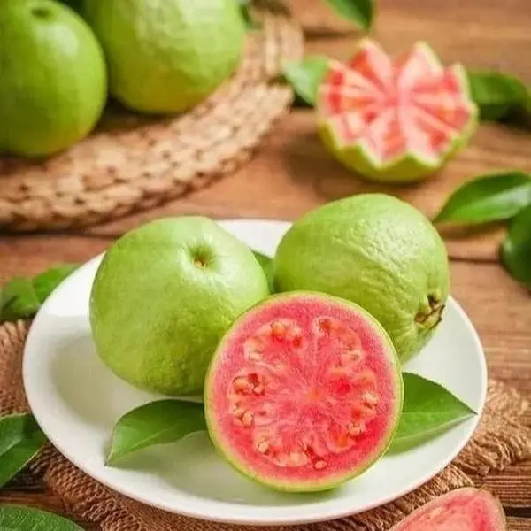 40Pcs Red Flesh Guava Seeds - Sweet, Refreshing Tropical Fruit Seeds for Beginners, Home Gardens, Greenhouses with Versatile Use, Yard