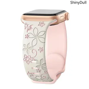 Engraved Apple Watch Band for Women – Stylish Bracelet Strap (38–49mm, Series & Ultra)