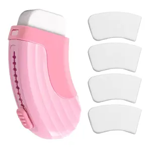 4+1 Pack Rubber Erasers Sliding Retractable Eraser, Large White Erasers for School Office Art Drawing Pencil Eraser for Kids