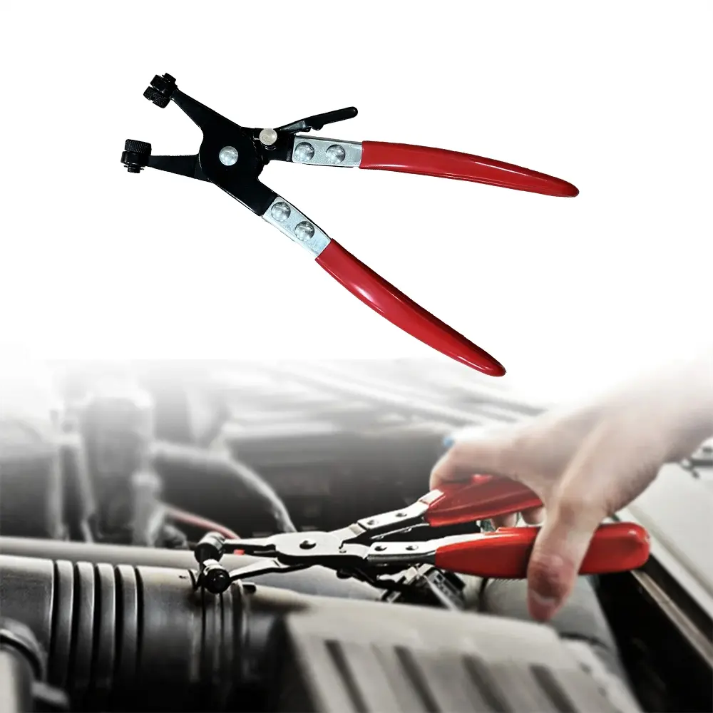 Car Tube Clamp Kit, Straight Head Water Pipe Disassembly Kit, Straight Clamping, Suitable for Disassembling Car Coolant Radiator Tube Clamp, Car Body Repair Tool, Disconnect Repair Tools