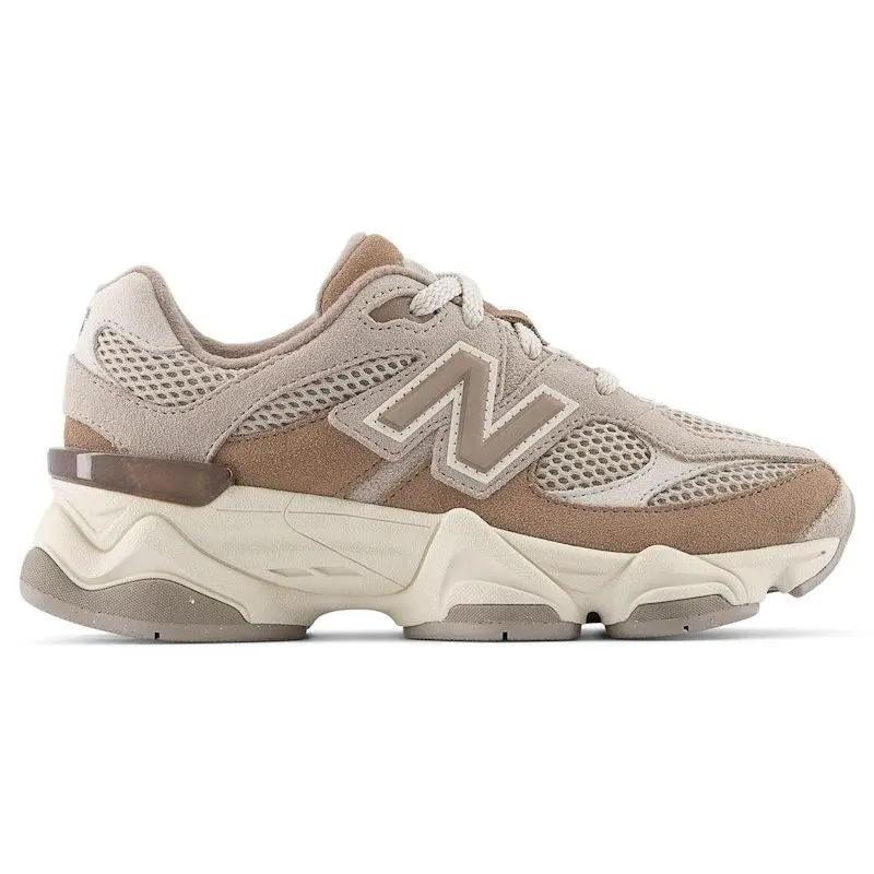 New Balance 9060 Mushroom Arid Stone (Kids Preschool) Perfect Casual Daily Lifestyle Sneaker Fashion Footwear Gym Walking Shoe Running Sneaker Girl