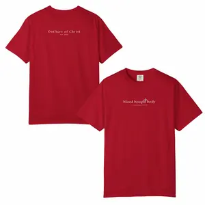 Blood Bought Body Christian tshirt, Faith Outliers of Christ Comfortable Soft, Unisex