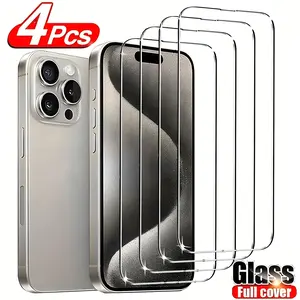 Tempered Glass Screen Protector, Protective HD Screen Protector, Phone Accessories Compatible with iPhone 11 12 13 14 15 16 17 Pro Max 14 15 16 Plus, Cover