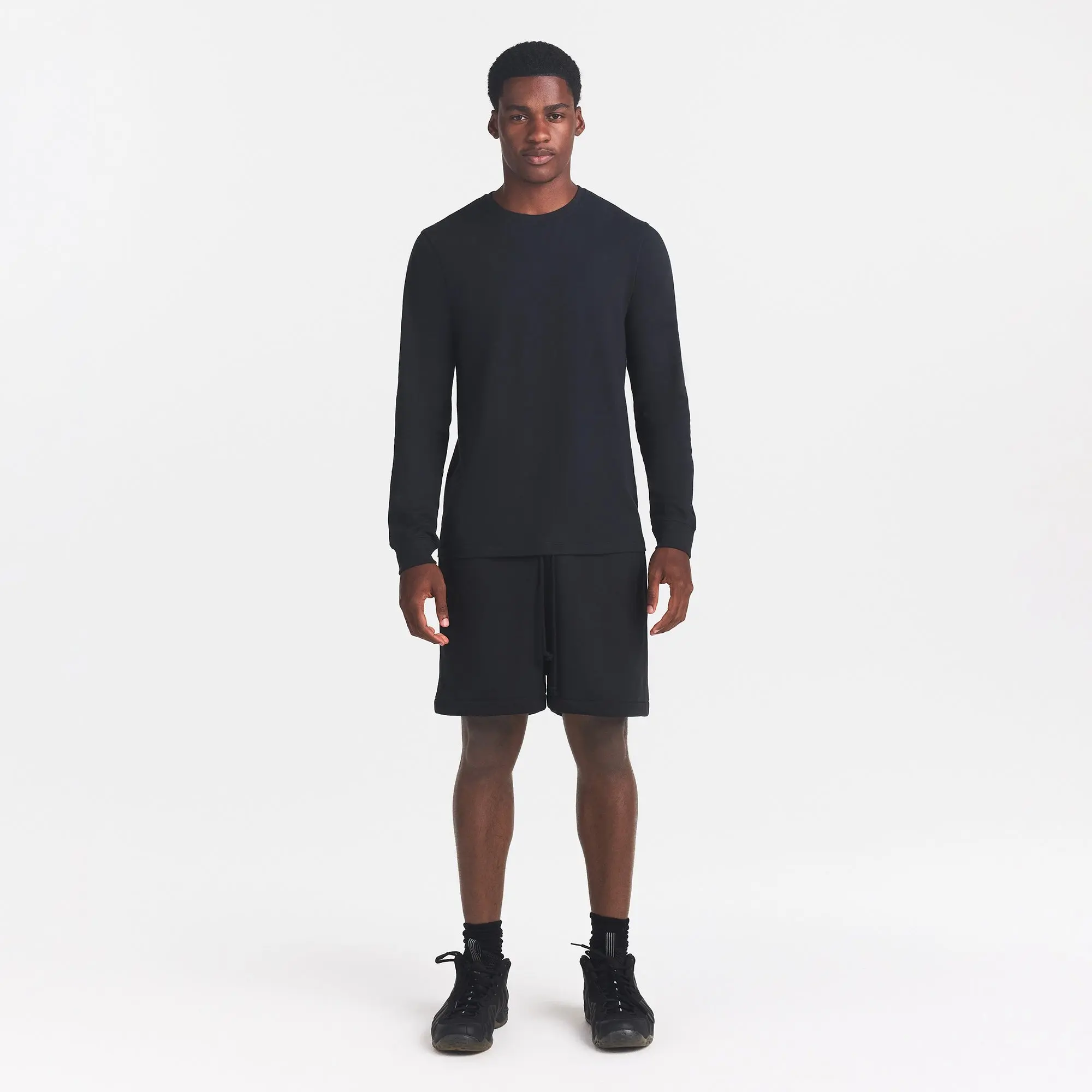 SKIMS COTTON MENS CLASSIC LONG SLEEVE T-SHIRT
