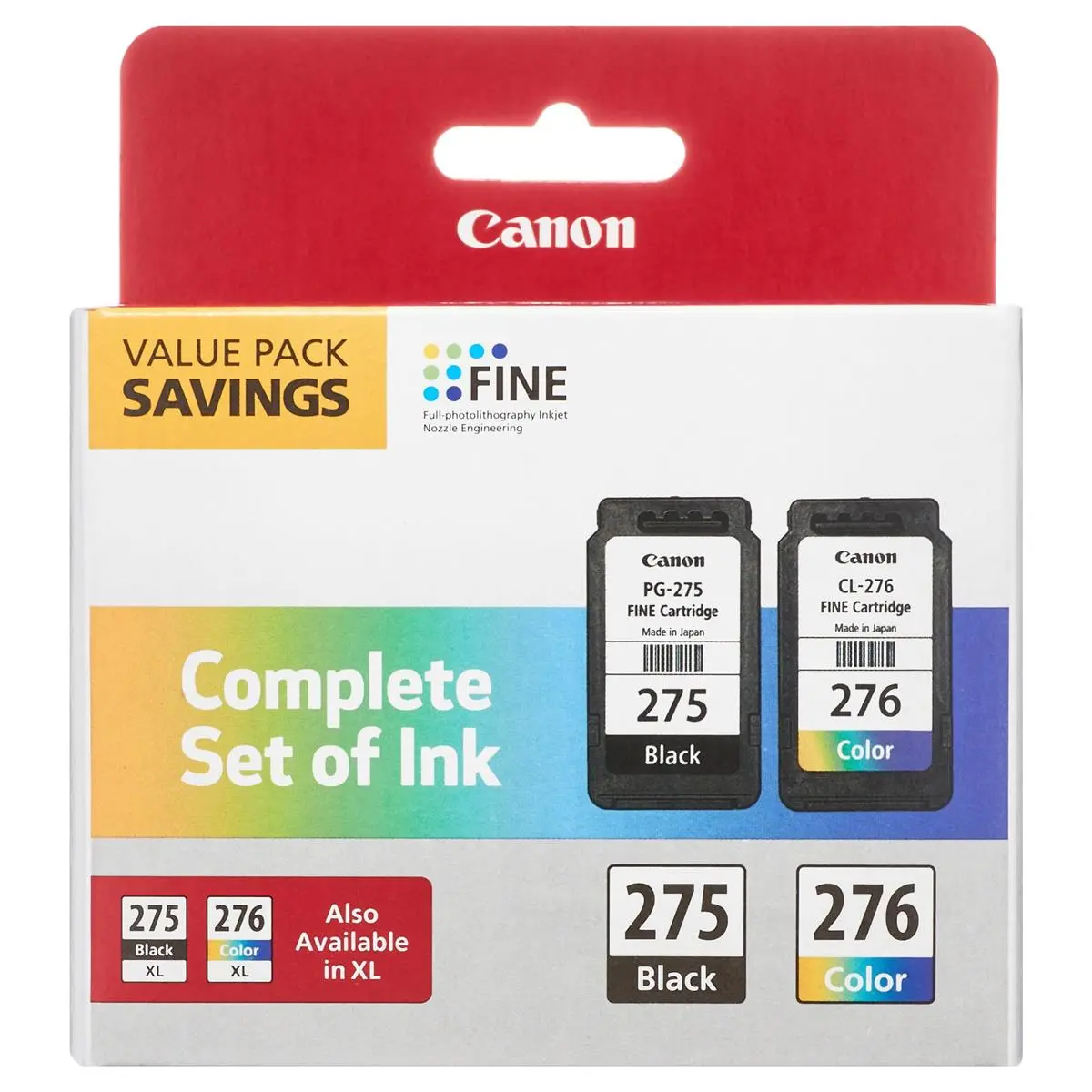Canon Computer Systems 4988C005 Replacement Cartridges - Black Pigment Ink & Color Dye Ink (Cyan, Magenta) for PIXMA TS3520, TR4720 Printers