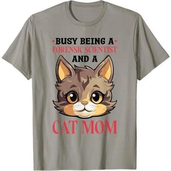 Cat Lover Forensic Scientist and Forensic Science T-Shirt