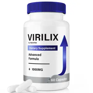 Virilix Capsules - Advanced Formula 1000mg Capsules with Natural Ingredients for Health & Wellness 60 Count