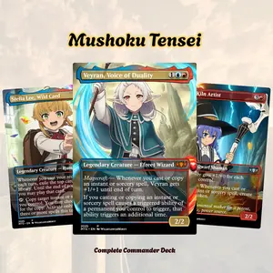 MTG Proxy 100+ Commander Deck – Isekai Mage Adventure Theme | Fantasy EDH Custom Build | Premium Print Cards | Anime Collector Gift