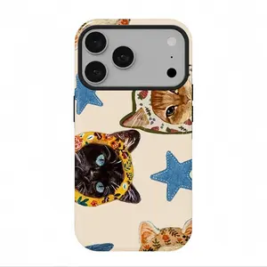 Adorable Cat Double-Layer Protective Case |   Perfect Fit for iPhone Series