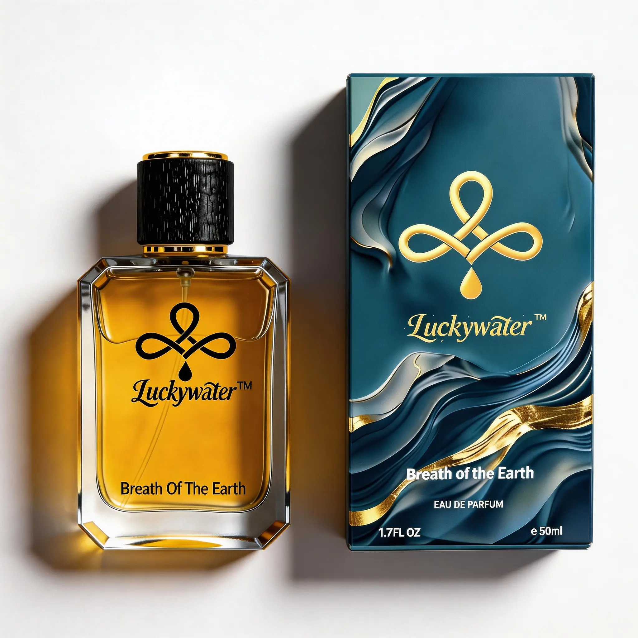 Earthy Scent for  – Breath of the Earth by Luckywater | 1.7 fl oz | Spicy Cologne | Long-Lasting perfumes | klub man| premium gift | Vanilla elegant | woody amber wood note modern daily fragrance eau deparfum