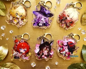 Honkai Star Rail HSR Acrylic Keychains - Permansor Terrae Cerydra Anaxa Hysilens Phainon Evernight Keychain