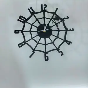 Creative Spider Vinyl Wall Clock, Perfect for Living Room, Dining Room, Kitchen, Bedroom, Unique Decorative Timepiece