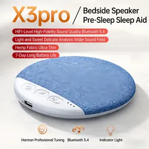 Bluetooth pillow speaker, helping you sleep well. Simple design, no need for headphones. Stereo speaker with Bluetooth technology, providing a comfortable listening experience. Ideal gift for holidays.