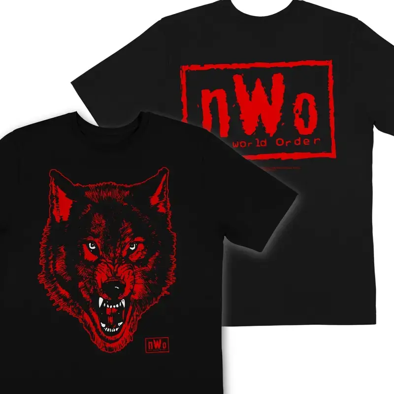 [Sale Up To 50%]UnisexNWT nWo Wolfpack New World,  Unisex TeeGraphic T-Shirt, Printed Tee, Oversized Streetwear Shirt, Unisex shirt Top Menswear