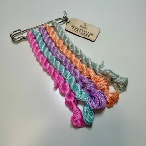 Happy Place, Hand-Dyed 100% Silk Floss (Happy Place by Emily Henry)
