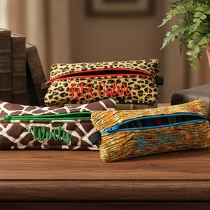 Wild Side Planner Zip Pouch With Name