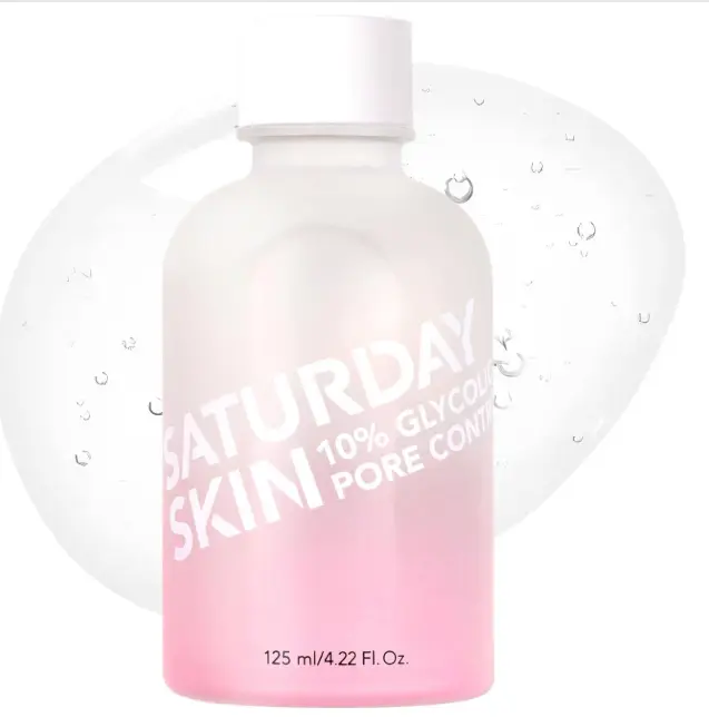 Pore Clarifying Toner 10% Glycolic Acid&AHA Deep Cleansing Astringent Facial Toner,Hypoallergenic Skin-Purifying Face Toner to Cleanse, Recondition and Purify Skin, Non-Comedogenic