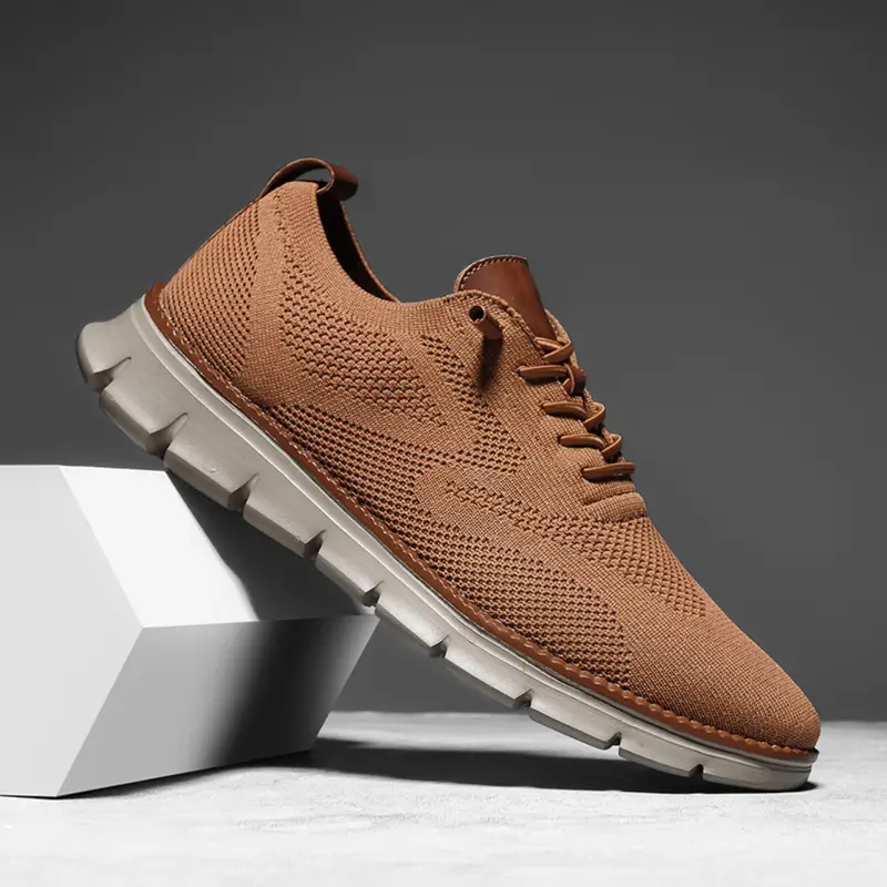 Sizes 40-48, Ten Colors Available, Men's Fashion Plain Oxford Shoes, Breathable Lightweight Comfort, Slip-On Business Casual Walking Shoes, Business Style Footwear
