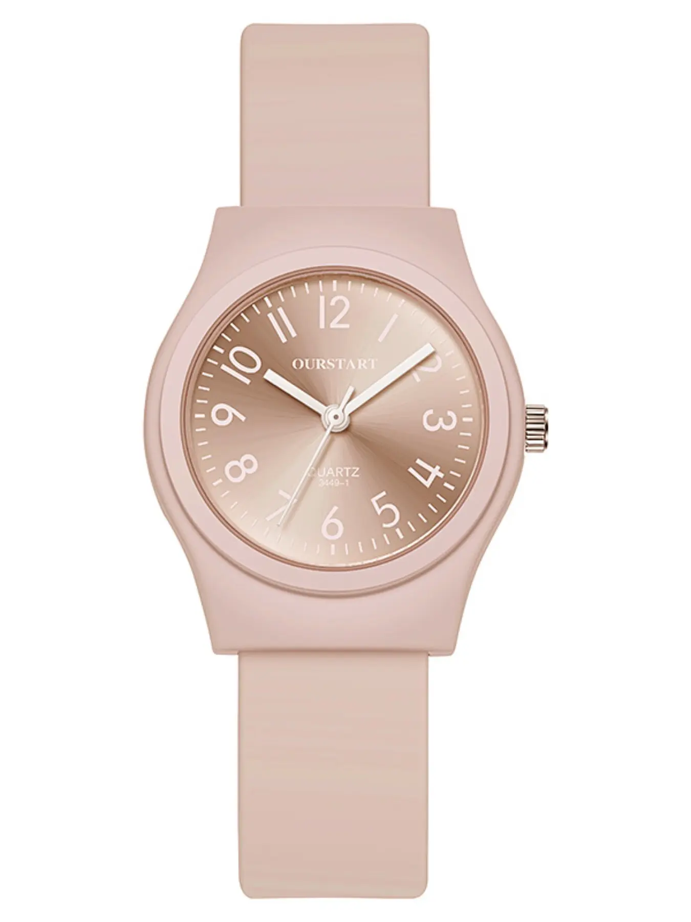 Fashion New Student Watch for Women, Candy Color Fashion Wristwatch, Casual Silicone Quartz Watch for Ladies, Analog Watch, Trendy and Stylish Timepiece, Quartz Analog Watches, Fashionable Analog Watch
