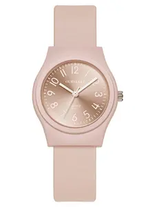 Fashion New Student Watch for Women, Candy Color Fashion Wristwatch, Casual Silicone Quartz Watch for Ladies, Trendy and Stylish Timepiece