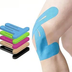 knee joint protection knee recovery, 10 PCS Waterproof Knee Tape for Knee Pain Relief Pre Cut, Original Cotton Athletic Knee Tape, Waterproof & Hypoallergenic Latex-Free for Sports，3 styles