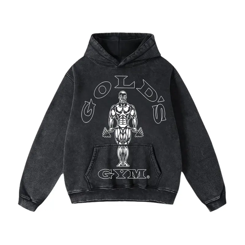 【Sサイズ】LÝFT × GOLD'S GYM LOGO HOODIE Gold's Gym® - Official 60th Anniversary Hoodie (Limited Edition