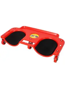 Rolling Knee Creeper Durable Knee Pads with 360 Degree Flexible Design Turn Casters and Tool Tray,for Garage Workshop Garden,Red