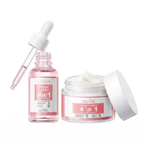[SADOER Authorized Store] 4-in-1 Facial Care Kit Lightweight Serum and Moisturizing Cream for Deep Hydration and All-Day Skin Nourishment