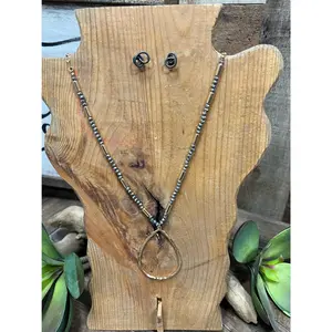 Ingram Gold Chain with Teardrop Necklace