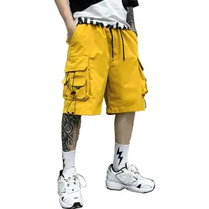 Men's Streetwear Japanese Sweatpants Summer Shorts Overalls Tripp Goth Techwear Hip Hop Cargo Shorts for Men