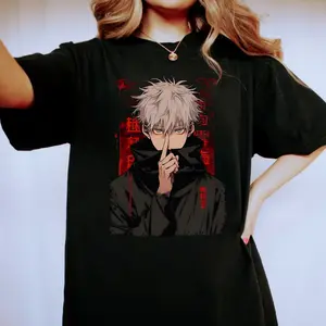 Gojo Satoru Shirt, Anime Lover Shirt, Jujutsu Kaisen Manga Shirt, Anime Gojo Tee, Unisex Short Sleeve Tee