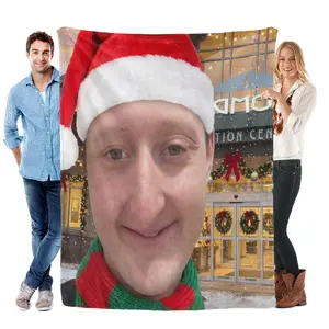 Daniel Larson Soft Dinosaur Cartoon Christmas Flannel Blanket Extra Large for Sofa Beds Cozy Holiday Gifts for Children and Family