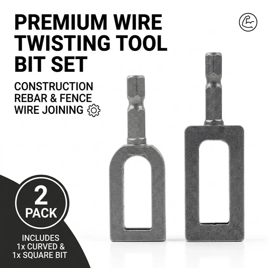 Multifunctional Wire Twister / Knotter — Sizes #9 & #11 — Wire Winding Tool & Twisting Sleeve — Large-Diameter Wire Application