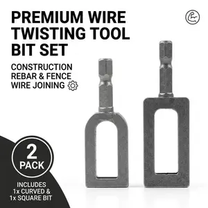 Multifunctional Wire Twister / Knotter — Sizes #9 & #11 — Wire Winding Tool & Twisting Sleeve — Large-Diameter Wire Application