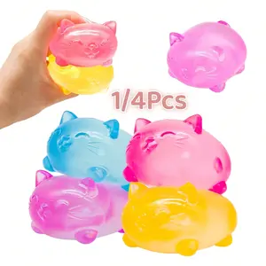 Malt Sugar Cool Cat Sensory Squeeze Toy, Stress Relief Toy, Unisex Gift, Birthday Present, Classroom Prize, Christmas Stocking Filler