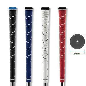 Standard Golf Club Grips, 60R Core, Non-slip Rubber Replacement Grips for Irons & Woods, Multi-color Options