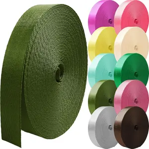 Nylon Webbing 1 inch 1.5 inch 2 inch Webbing Nylon Strap Nylon Belt, 10 25 50 3.3 Yards Webbing