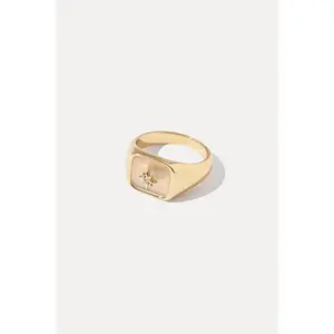 Moonstone Signet Ring