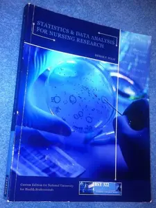 USED-Statistics and Data Analysis for Nursing Research by Denise F. Polit (Paperback)
