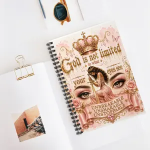 God is Not Limited notebook | Spiral Notebook, Inspirational Christian cover