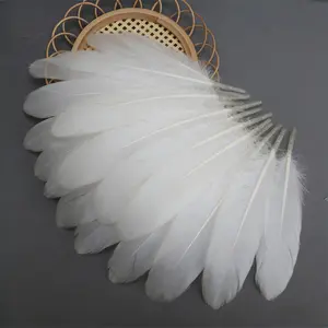 60pcs Colorful Artificial Goose Feathers, Versatile DIY Craft Supplies, Perfect for Nursery Crafts, Wedding Decorations, Party Decoration, Skirt Edging, Home Decor Ornament